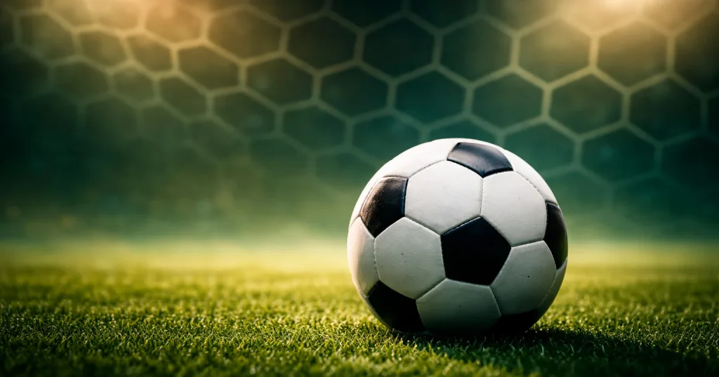 Rete di sicurezza simbolica per scommesse sportive con pallone da calcio